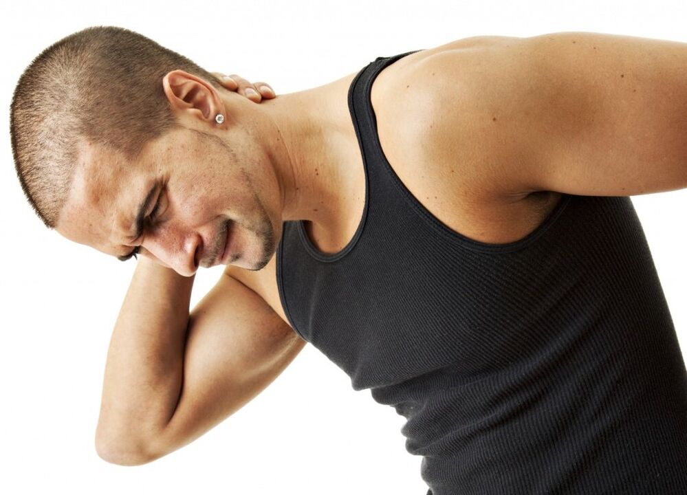 dolore al collo dovuto all'osteocondrosi cervicale