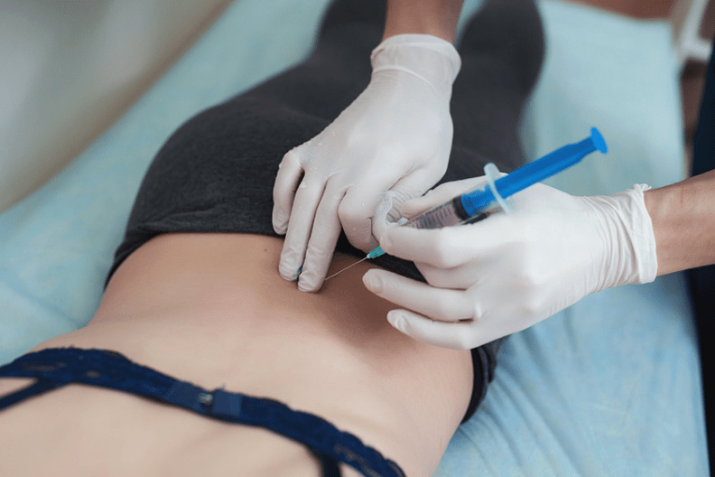 blocco per osteocondrosi lombare